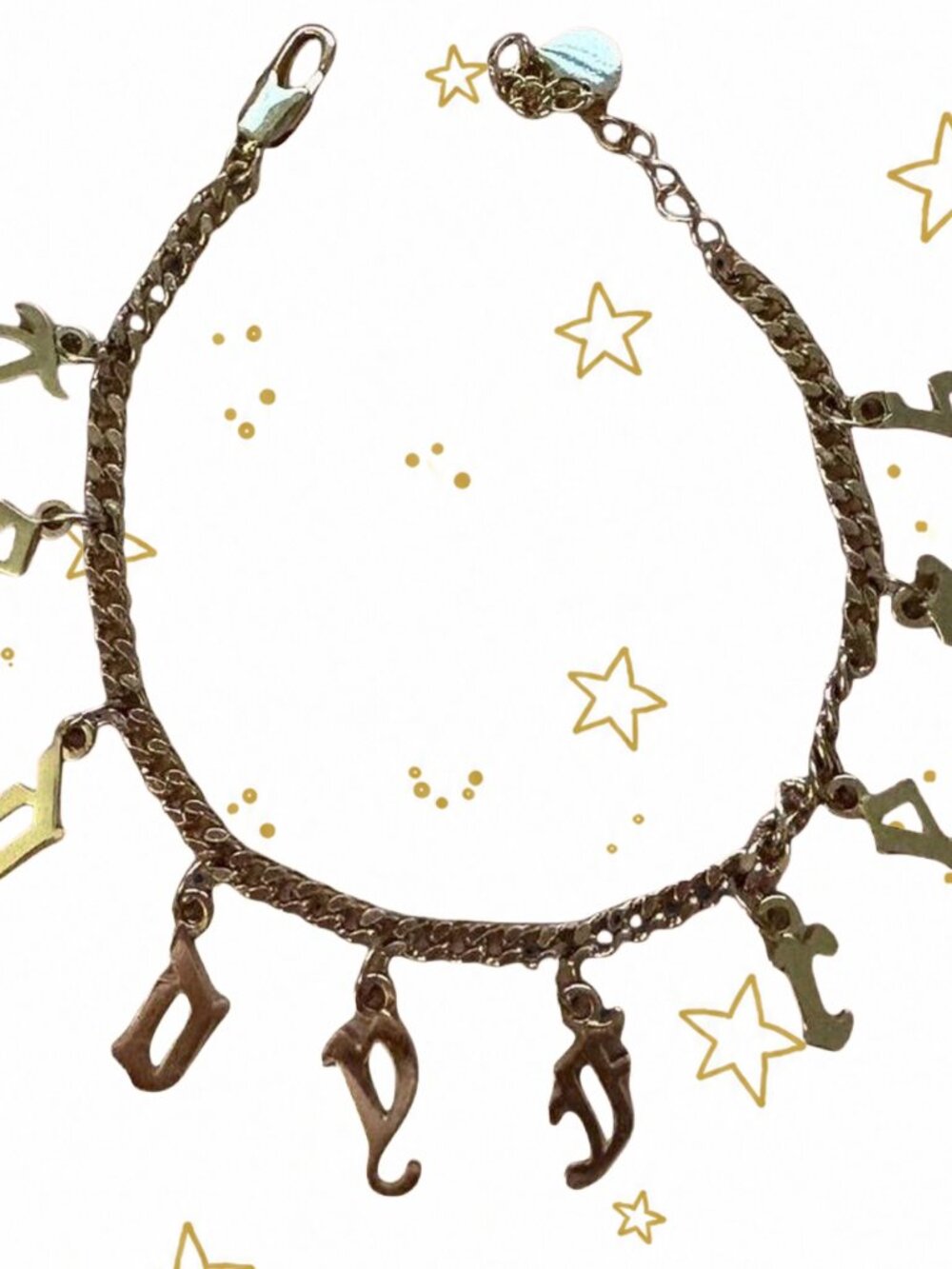Teddy Fresh - Gold Plated Charm Bracelet